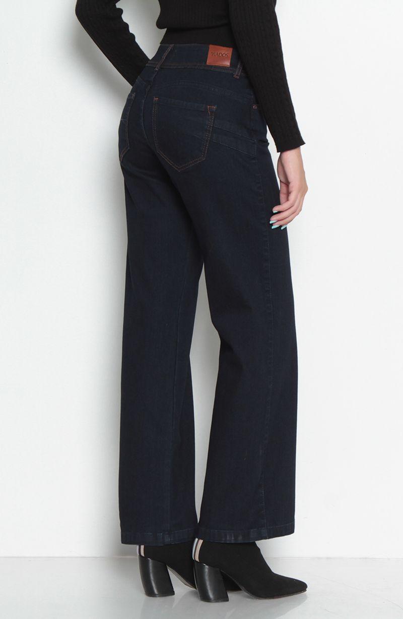 Jeans Push Up Flare Pretina Dos   Botones-6
