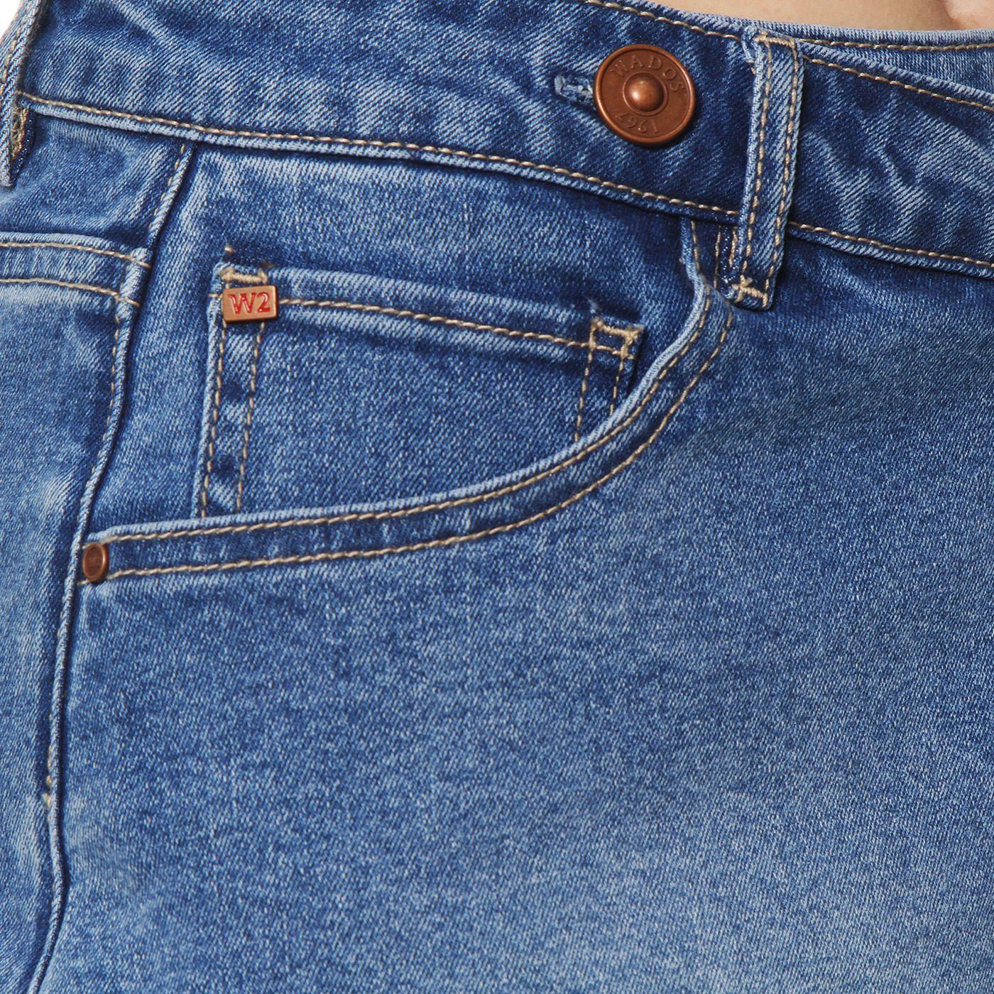 Falda Pantalon  Tiro Medio  Pretina Basica Un Boton-8