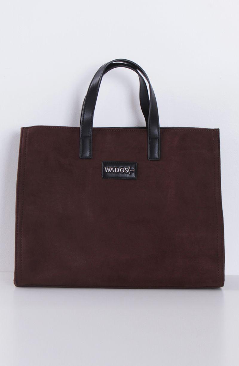 Cartera Cuadrada Cuero Ecologico-1
