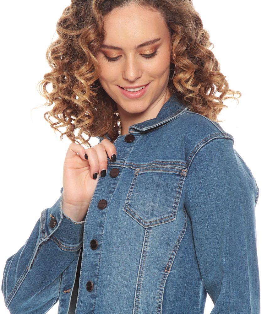 Chaqueta Manga Larga Denim Pretina Interna-3