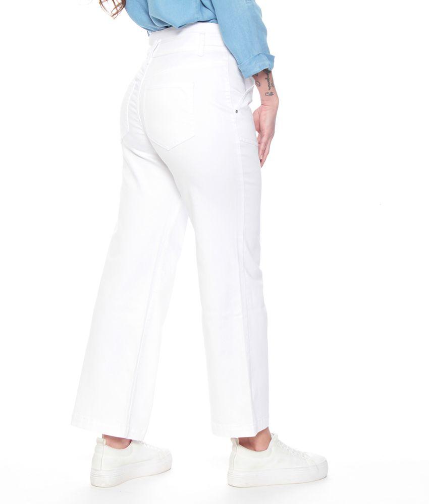 Pantalon Crop Cargo Tiro Alto Pretina Media 2 Botones-1
