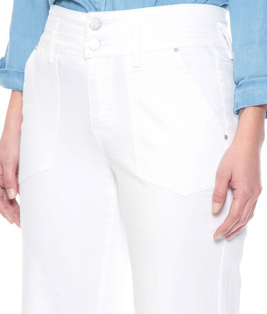 Pantalon Crop Cargo Tiro Alto Pretina Media 2 Botones-3