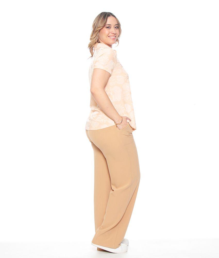 Blusa Wados Abotonada En Delantero Manga Corta-9