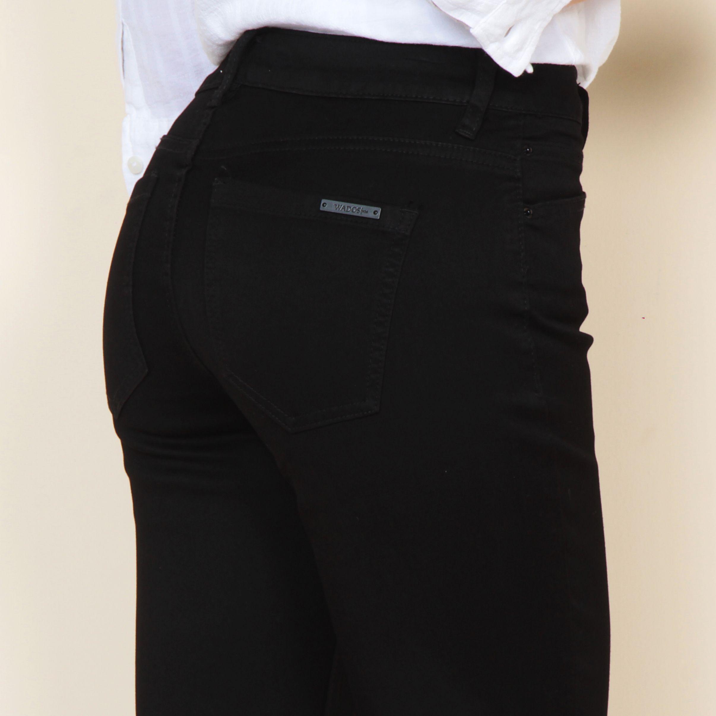 Jeans  Tiro Alto Pretina Basica 1 Boton Recto-5