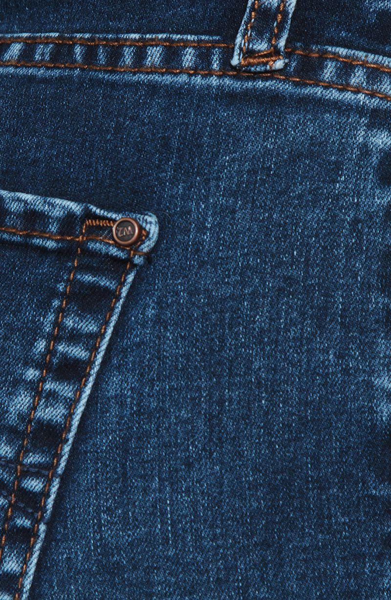 Jeans Basico Recto Tiro Alto Pretina Un Boton Bolsillo Bordado-4