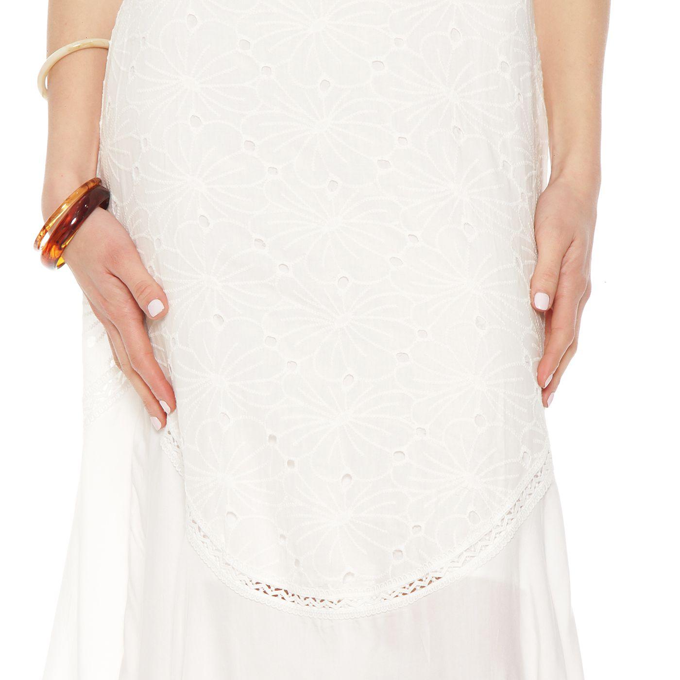 Vestido Sin Manga  Escote V-5
