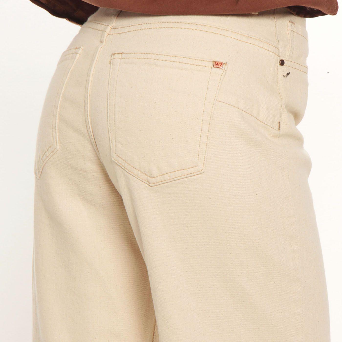 Jeans Recto Tiro Alto Pretina   Basica Un Boton-5