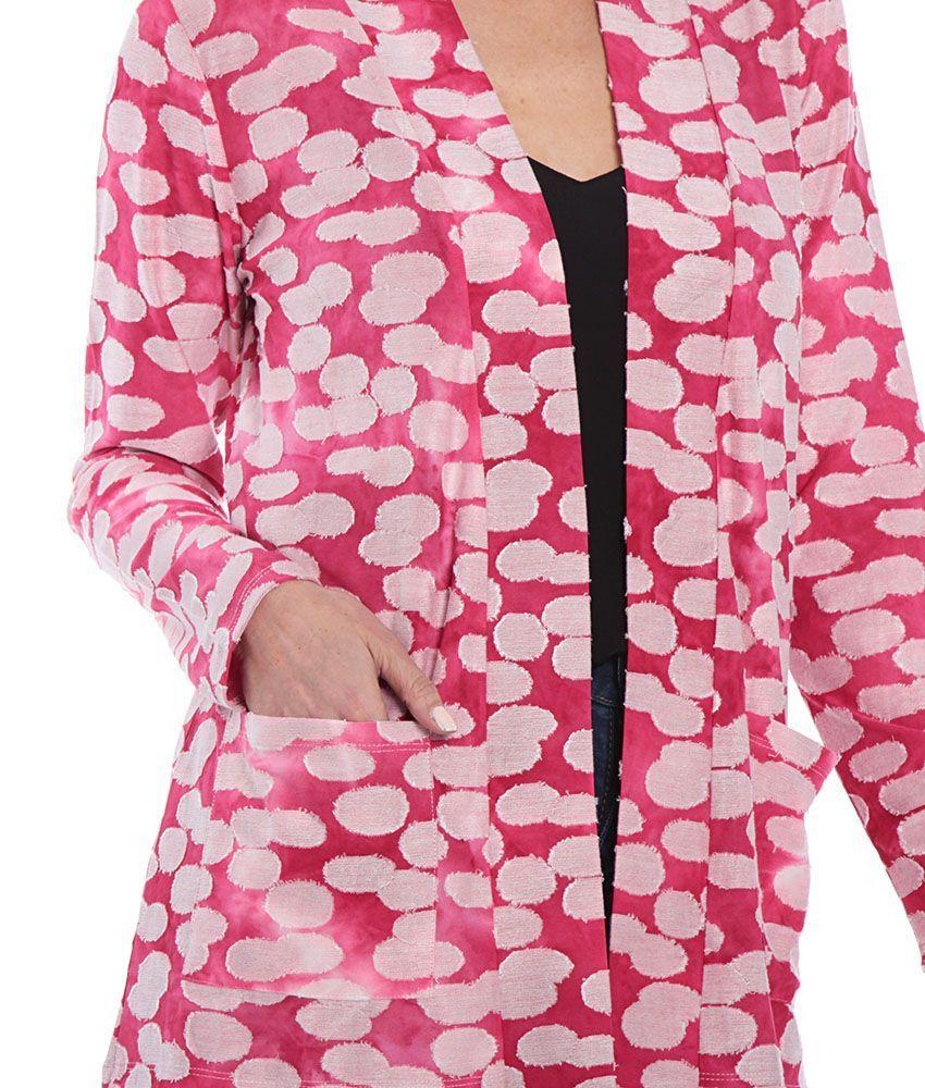 Tapado Estamapdo Manga Larga Con Bolsillos-2