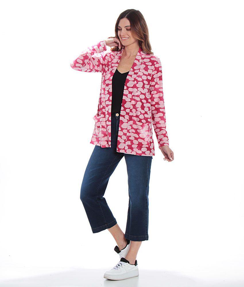 Tapado Estamapdo Manga Larga Con Bolsillos-3