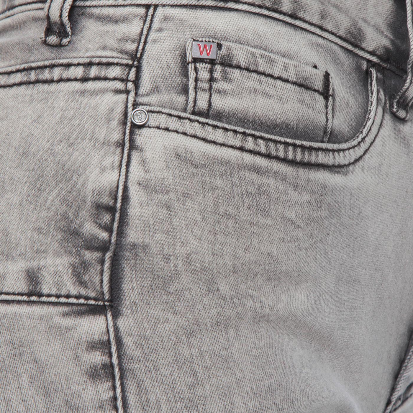 Jeans Flare Tiro Alto  Push Up Pretina Basica 1 Boton-8
