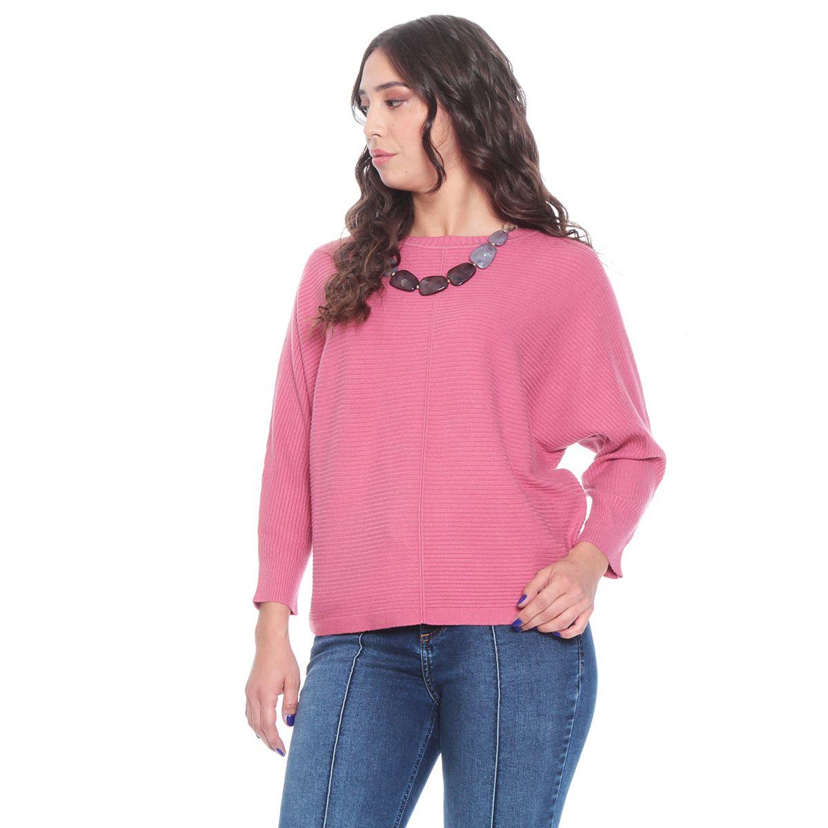 Sweater  Escote Redondo Manga 3/4-0