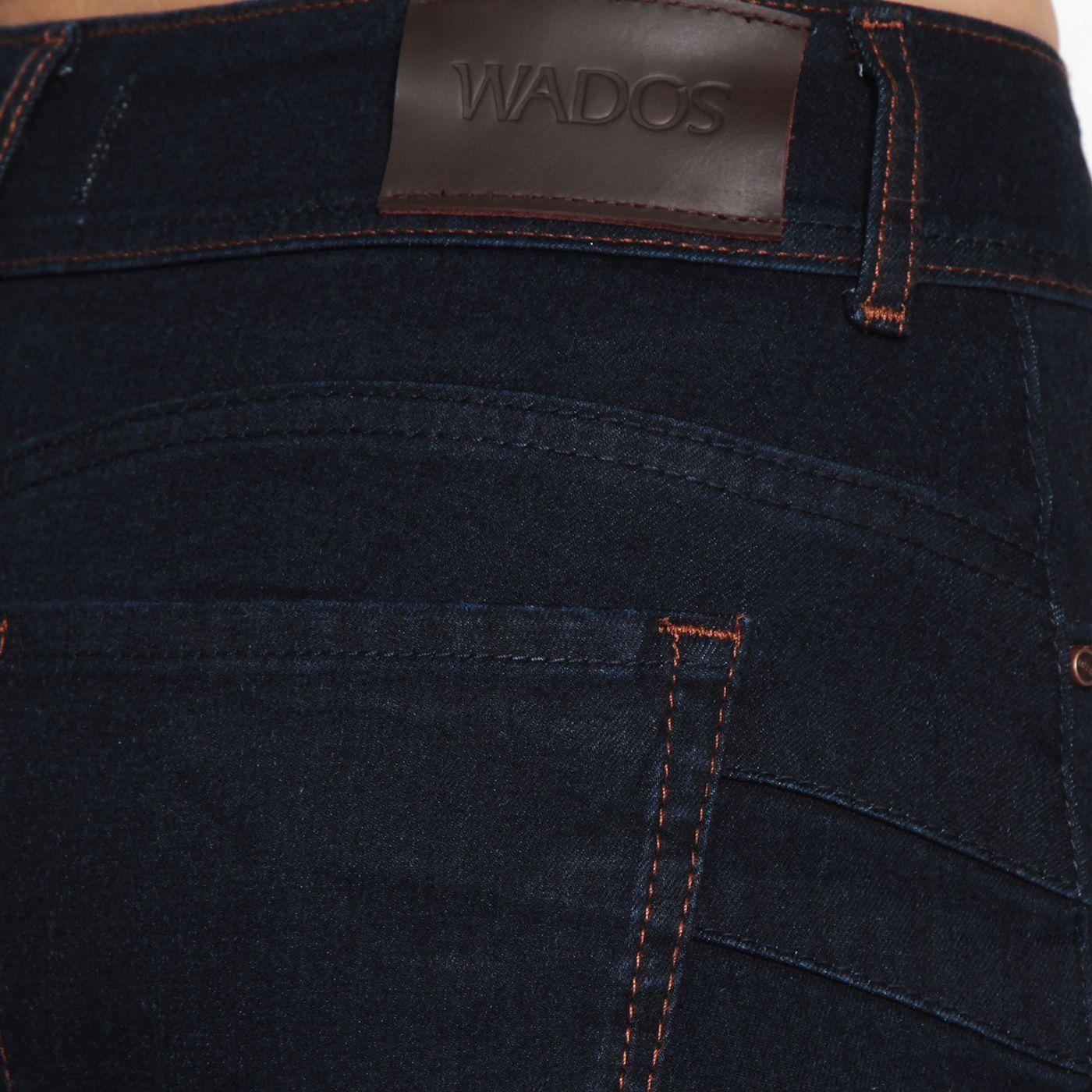 Jeans Recto Tiro Medio Push In Push Up Pretina Media Dos Botones-3