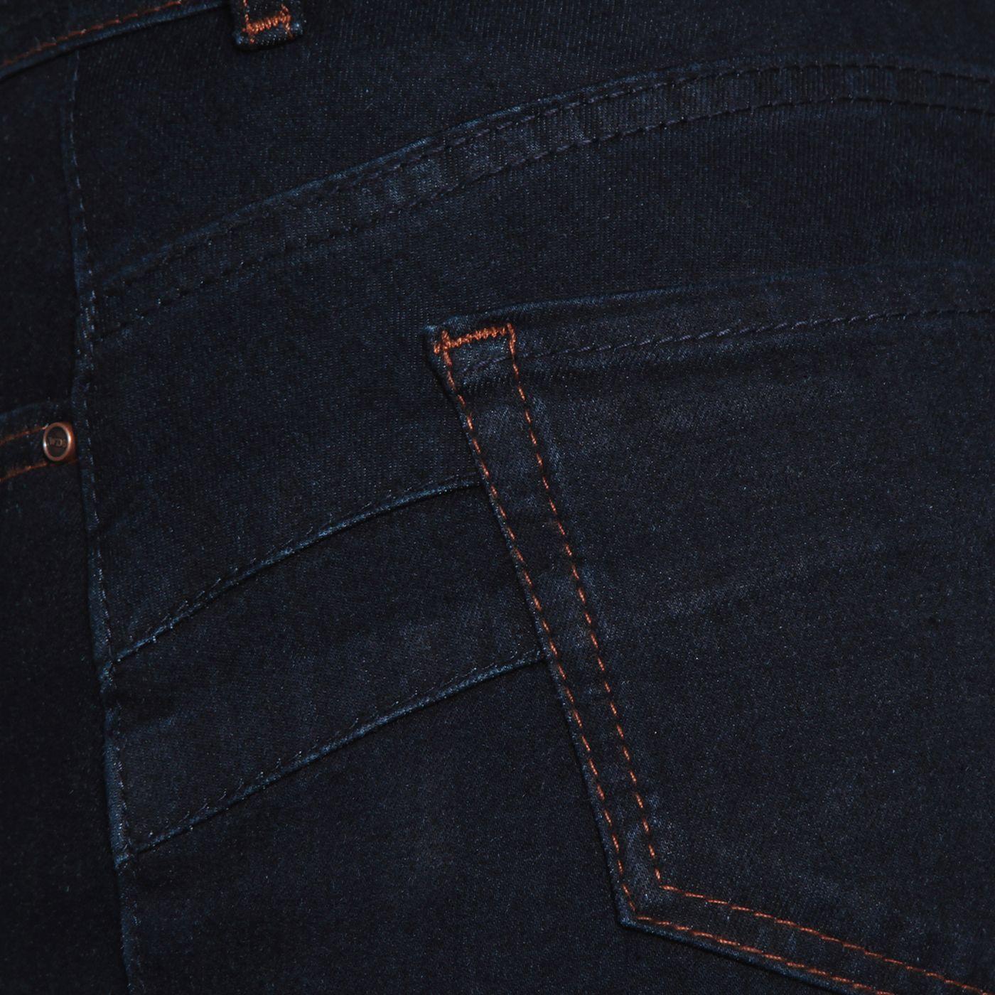Jeans Recto Tiro Medio Push In Push Up Pretina Media Dos Botones-4