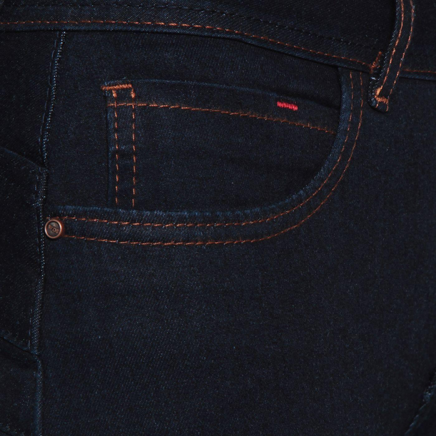 Jeans Recto Tiro Alto Push In Push Up Pretina Media 2 Botones-2