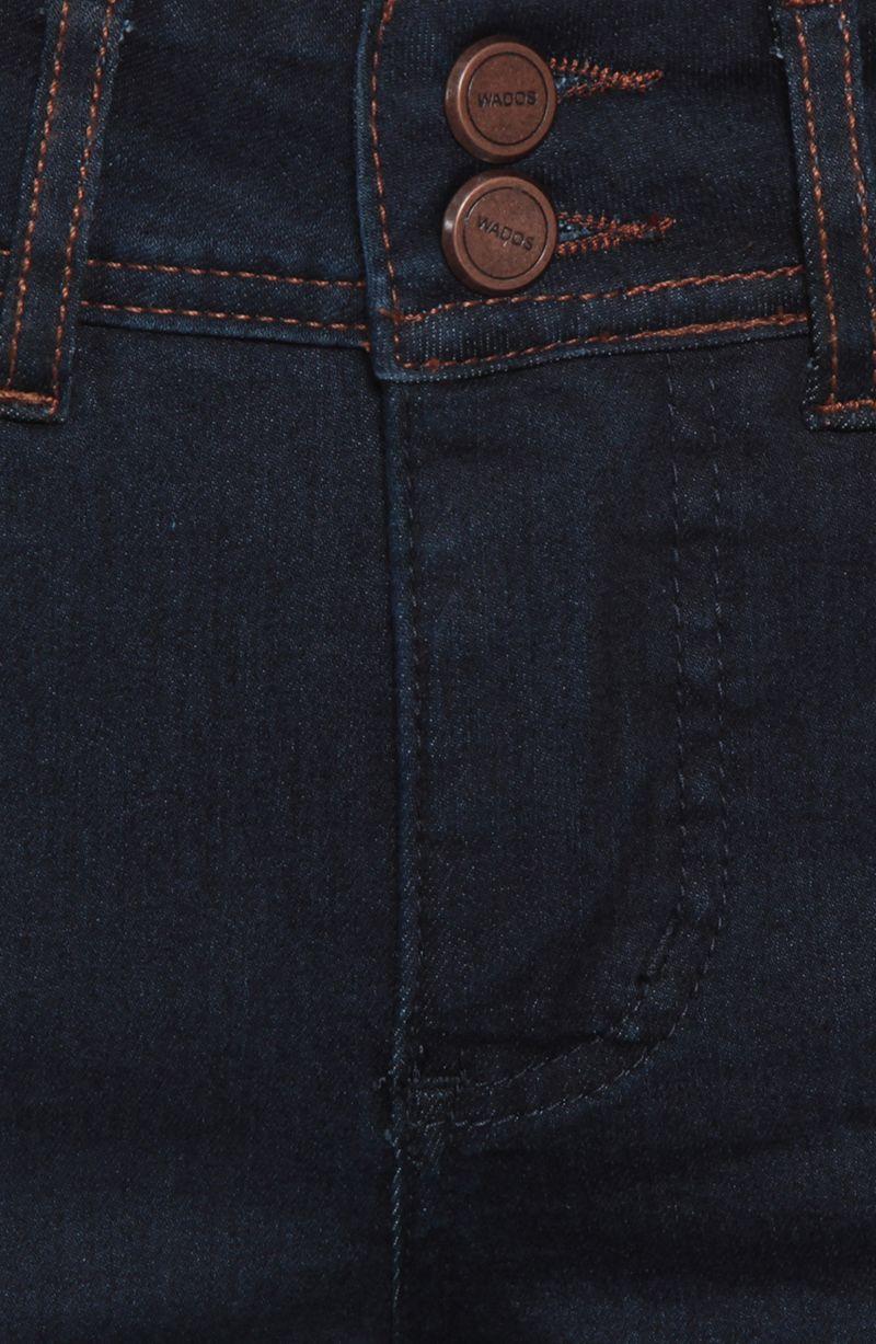 Jeans Recto Tiro Alto Push In Push Up Pretina Media 2 Botones-2
