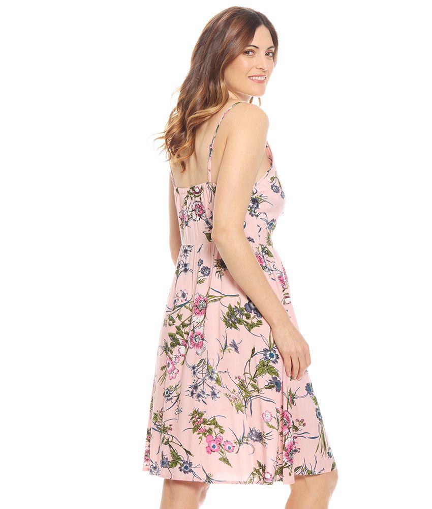 Vestido Sin Manga Pabilo Ajustable Escote Corazon-1