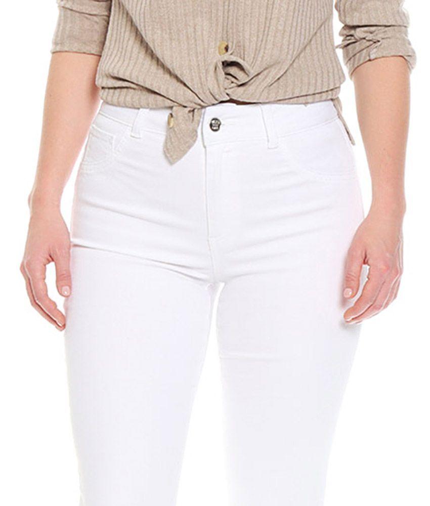 Pantalon Recto Tiro Alto Pretina Un Boton-2