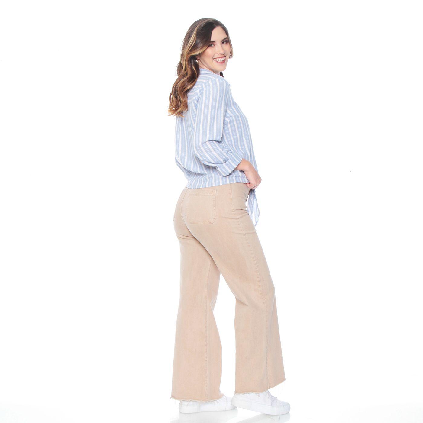 Blusa Manga Larga Listaa Con Lurex Abotonada En Delantero Con Nudo-6