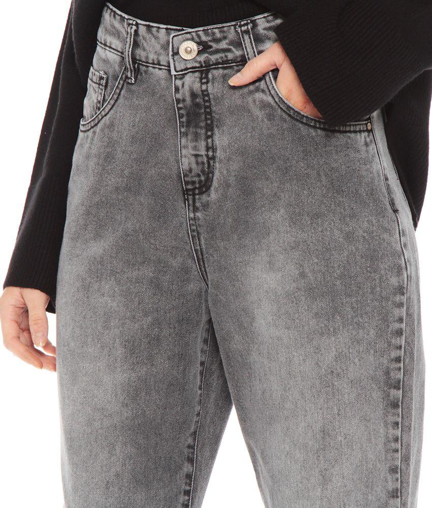 Jeans Recto Tiro Alto Push Up Pretina Basica-3