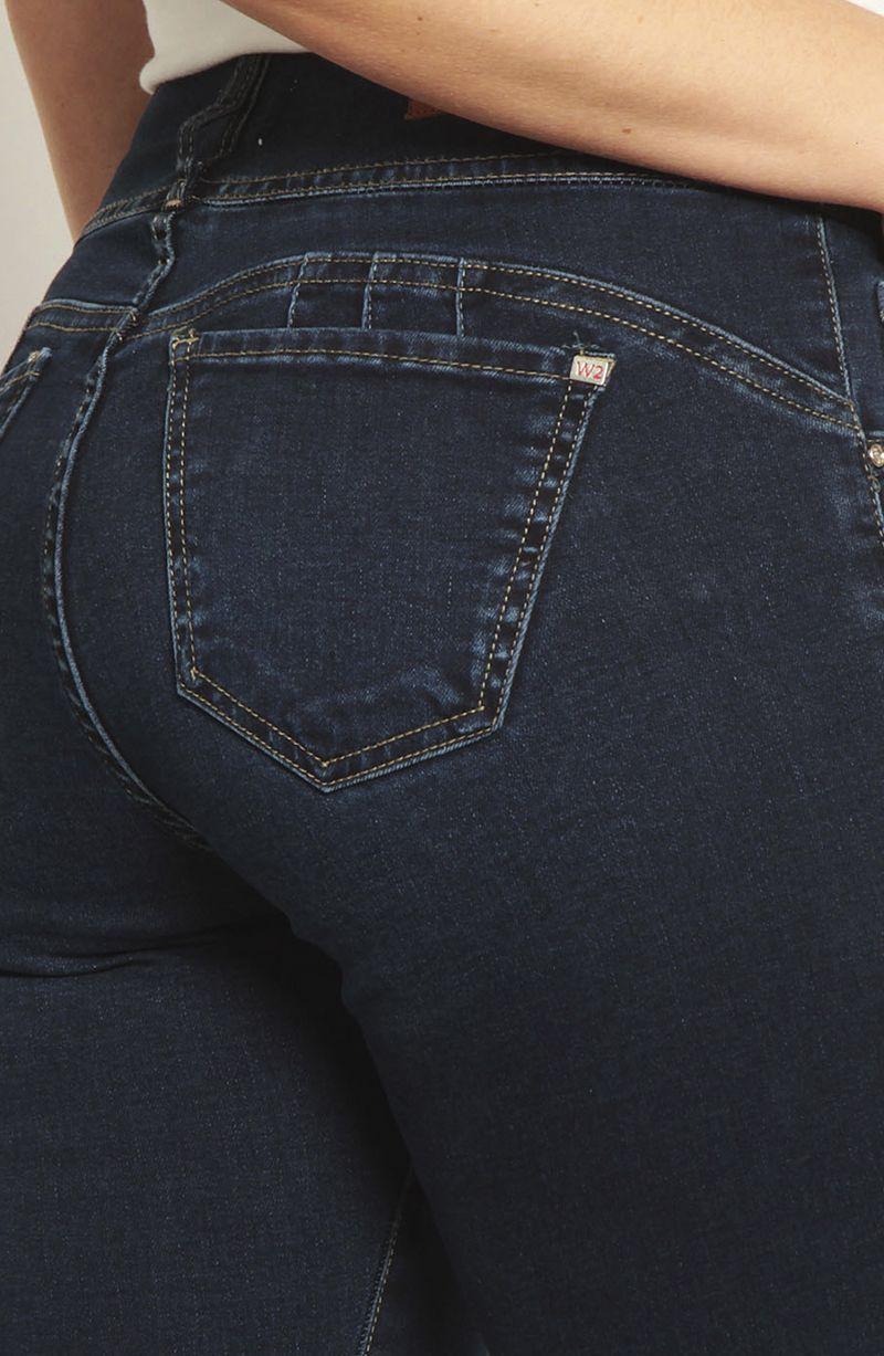 Jeans Pitillo Tiro Alto Pretina Antatomica 3 Botones Push Up-5