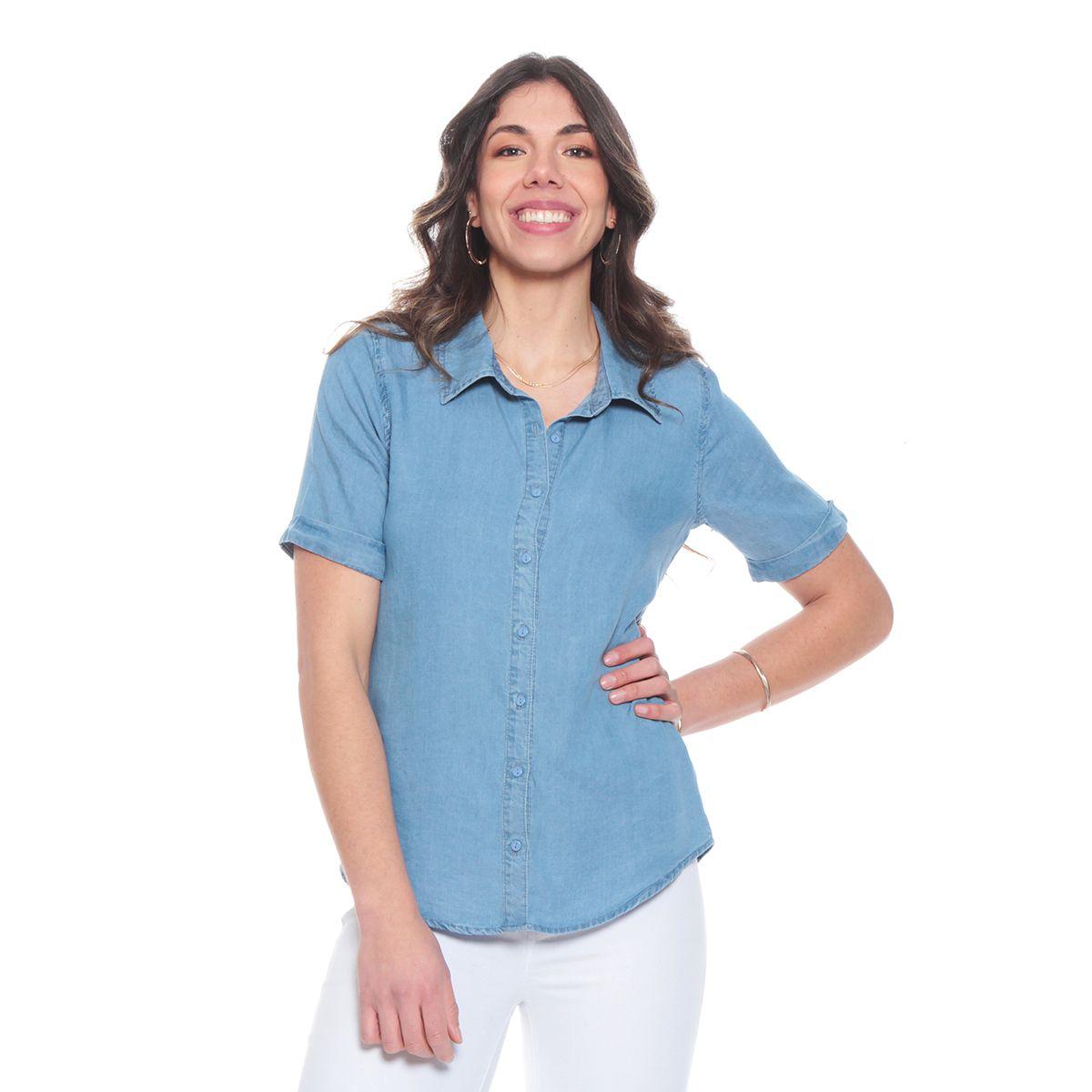 Blusa Manga Corta Lyocell-2