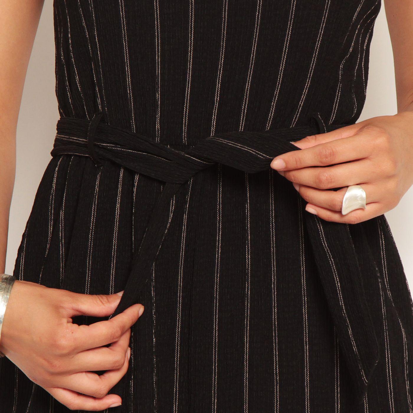 Enterito Sin Manga Con Lazo En Cinturaescote V-2