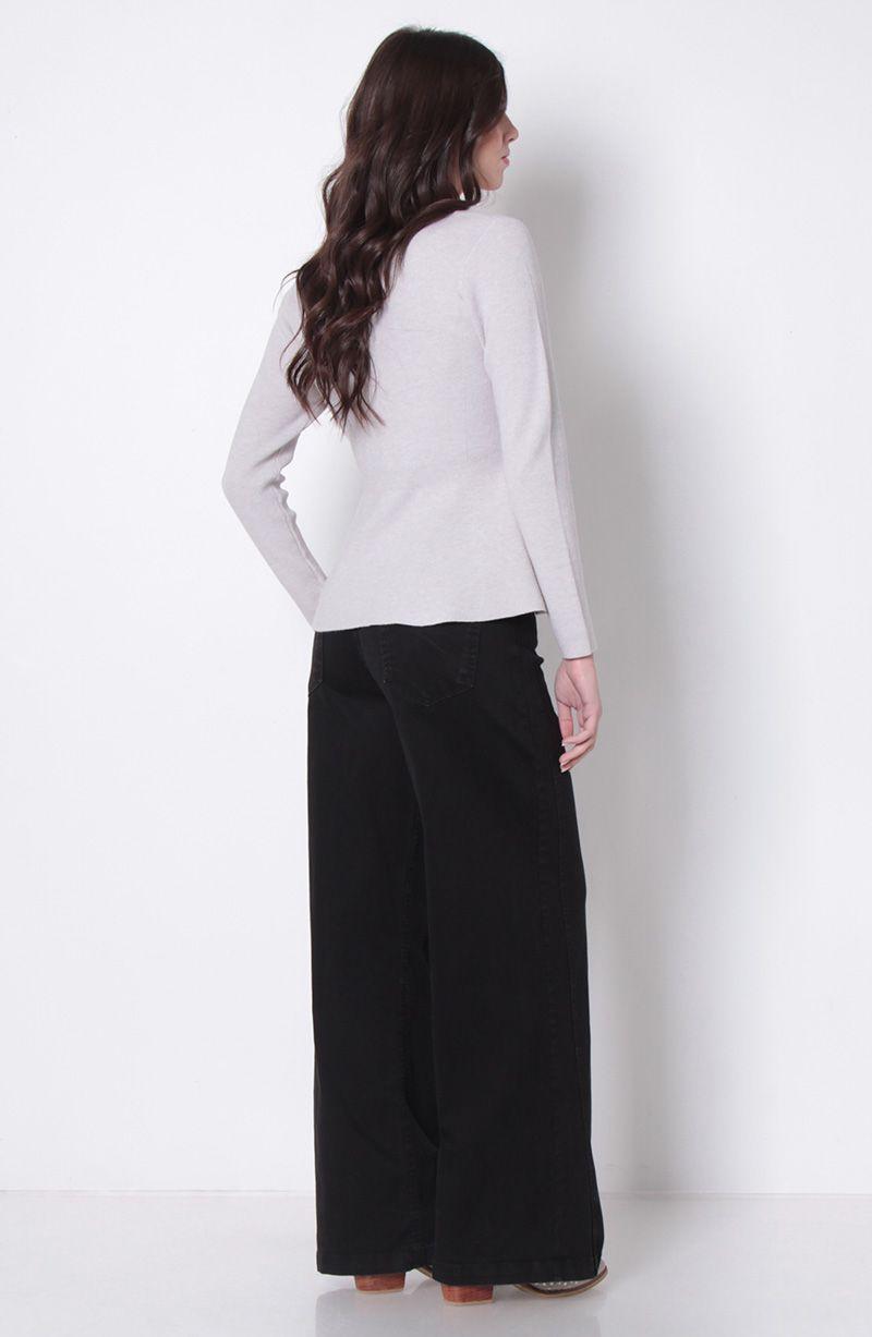 Sweater  Manga Larga Cuello Redondo-4