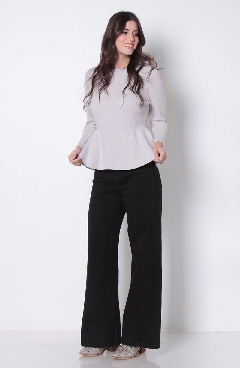 Sweater  Manga Larga Cuello Redondo-6