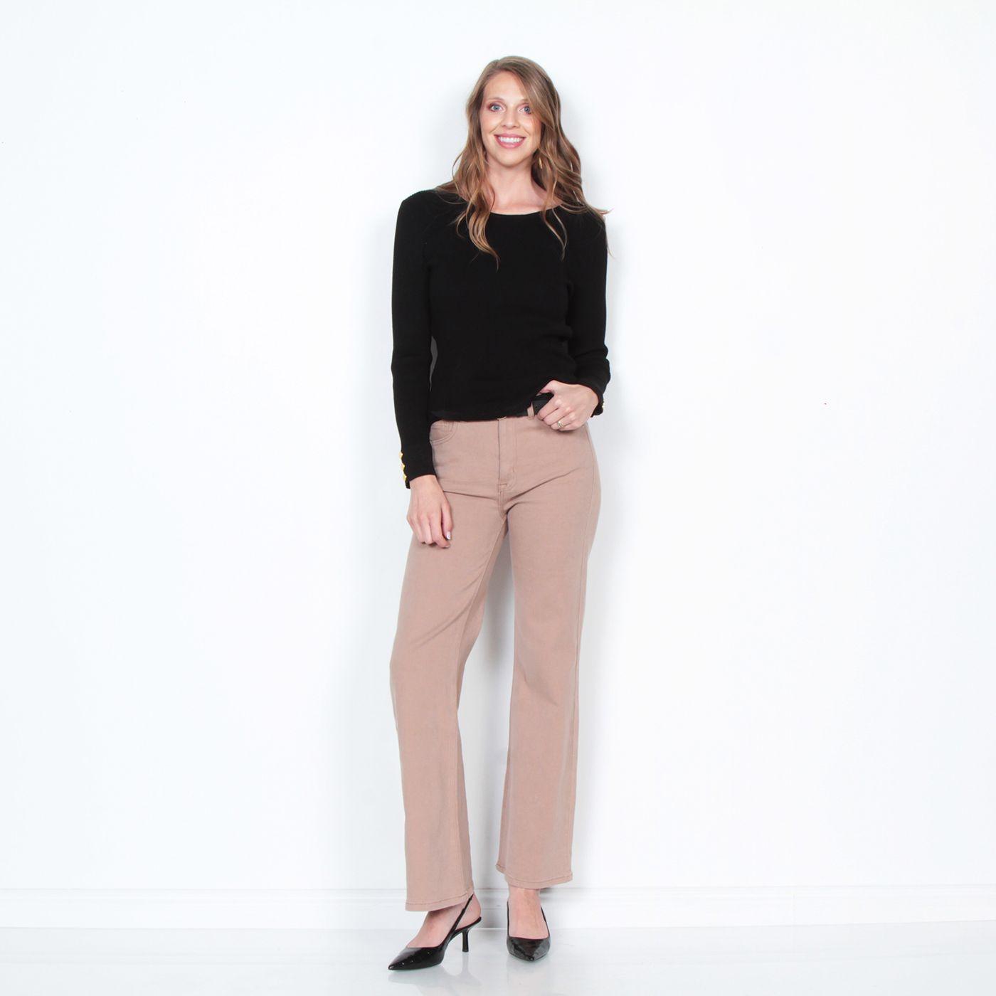 Sweater Escote Redondo Solido Manga Larga-3