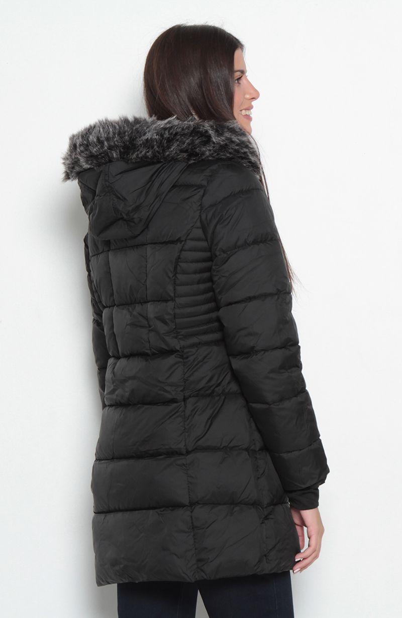 Parka Manga Larga Con Capucha    Y Cierre En Delantero-6