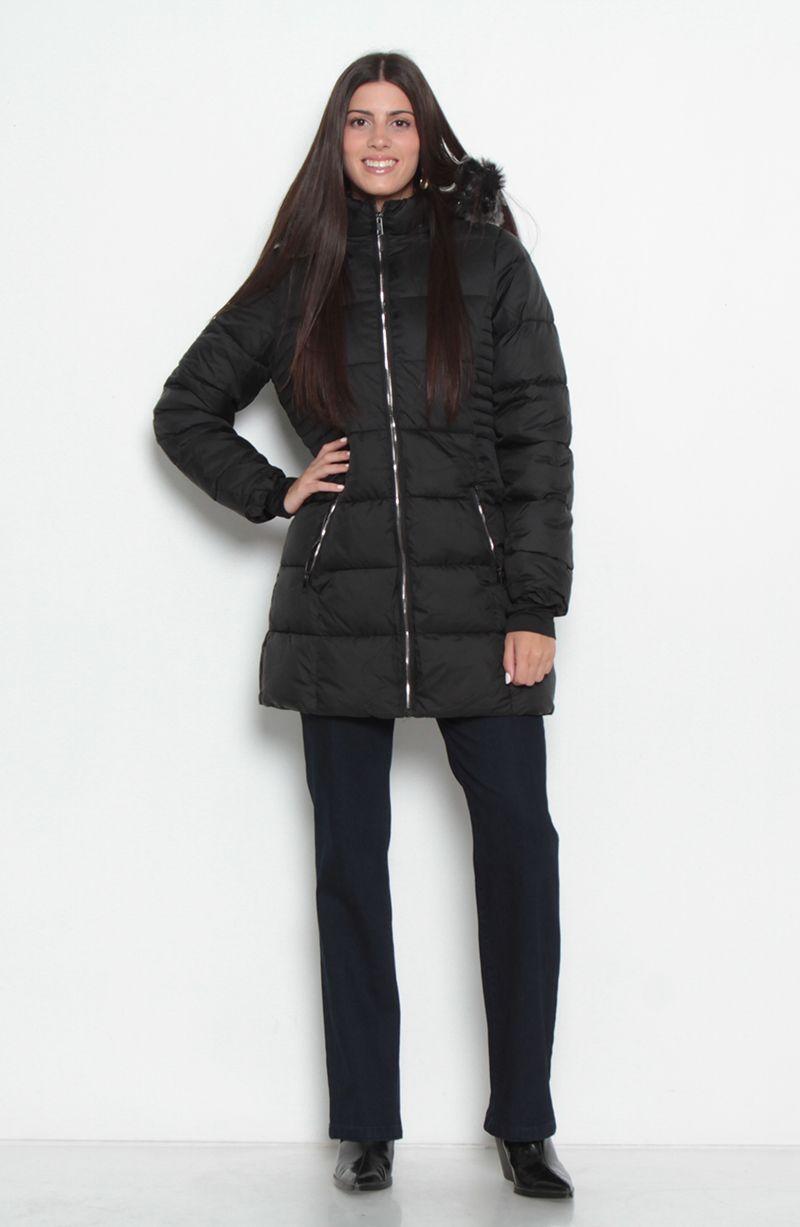 Parka Manga Larga Con Capucha    Y Cierre En Delantero-8