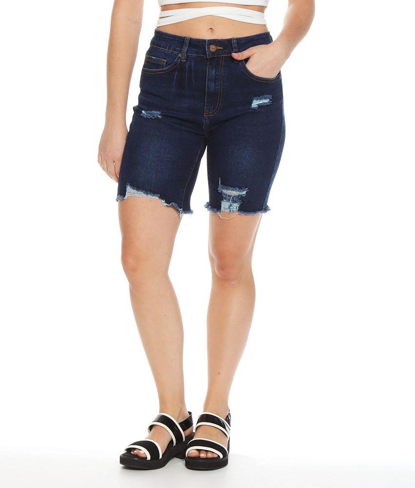 Bermuda Denim Pretina 1 Boton-0