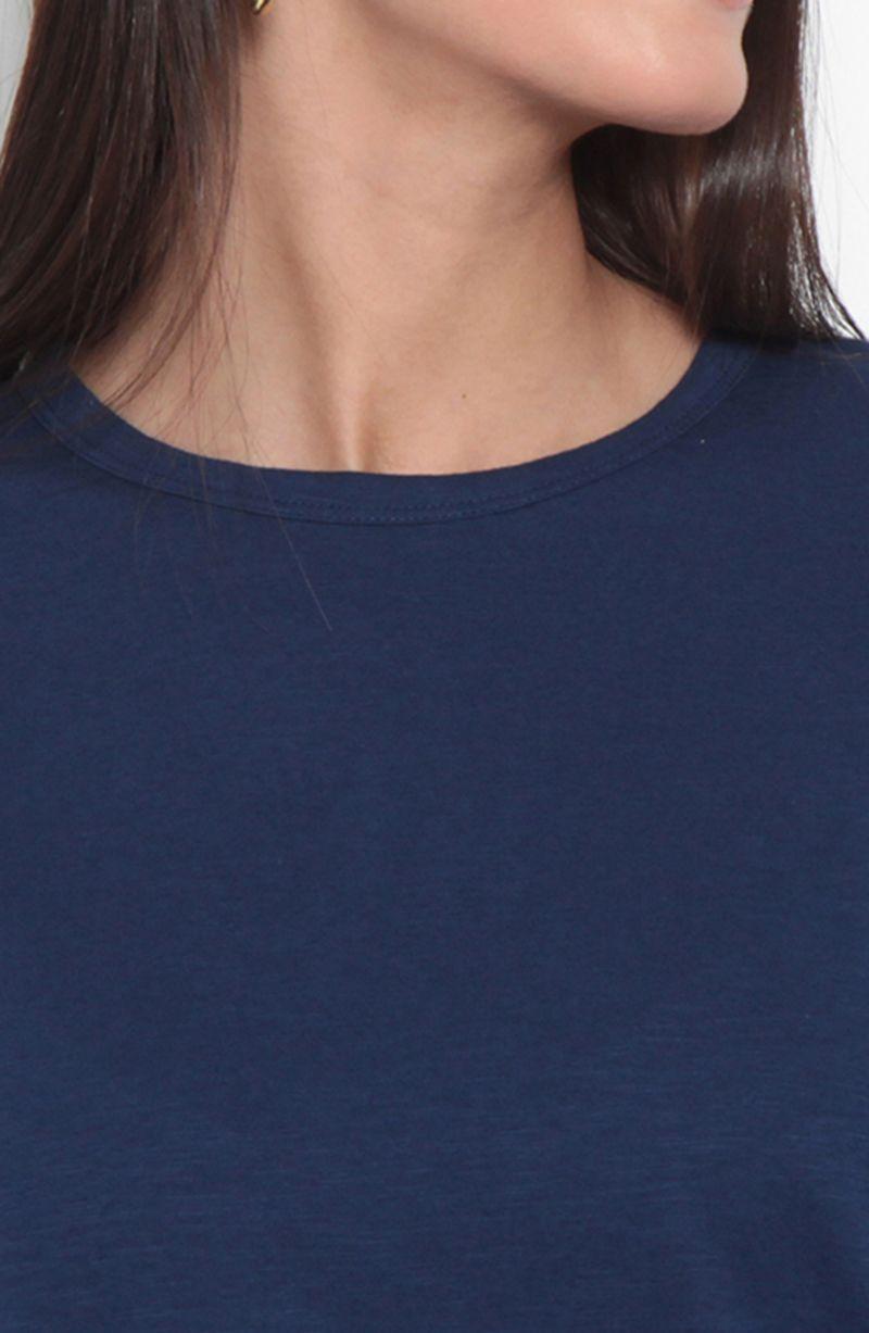 Polera Manga Larga Escote V-1
