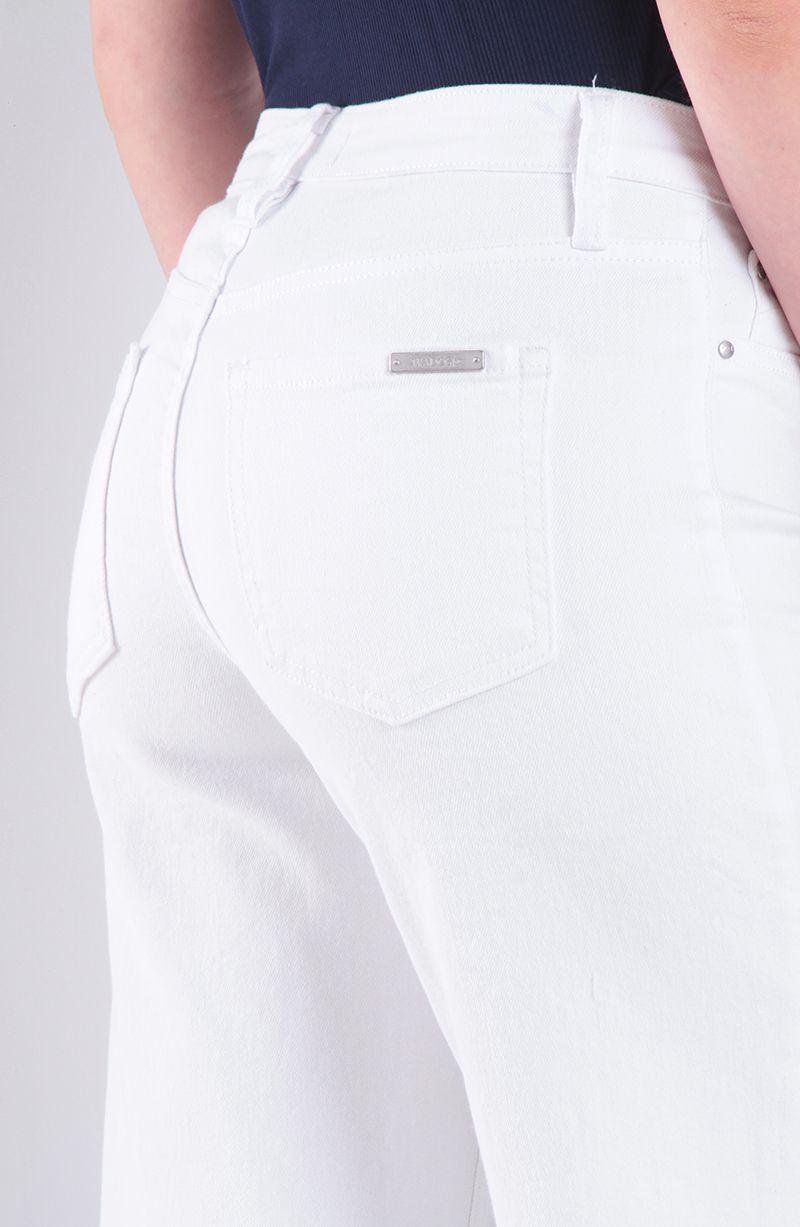 Jeans Wide Leg Tiro Alto Pretina Basica 1 Boton-7