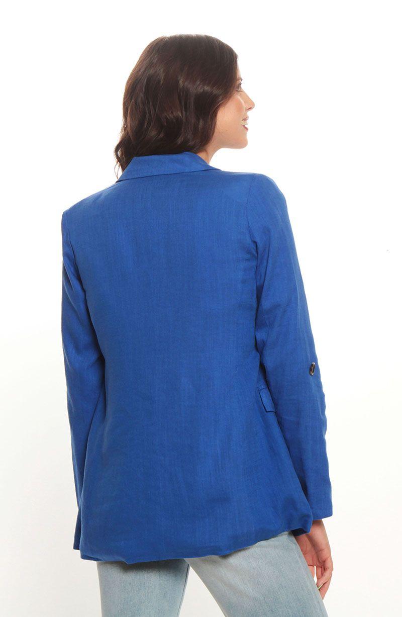 Blazer Manga Larga Con Bolsillo-4