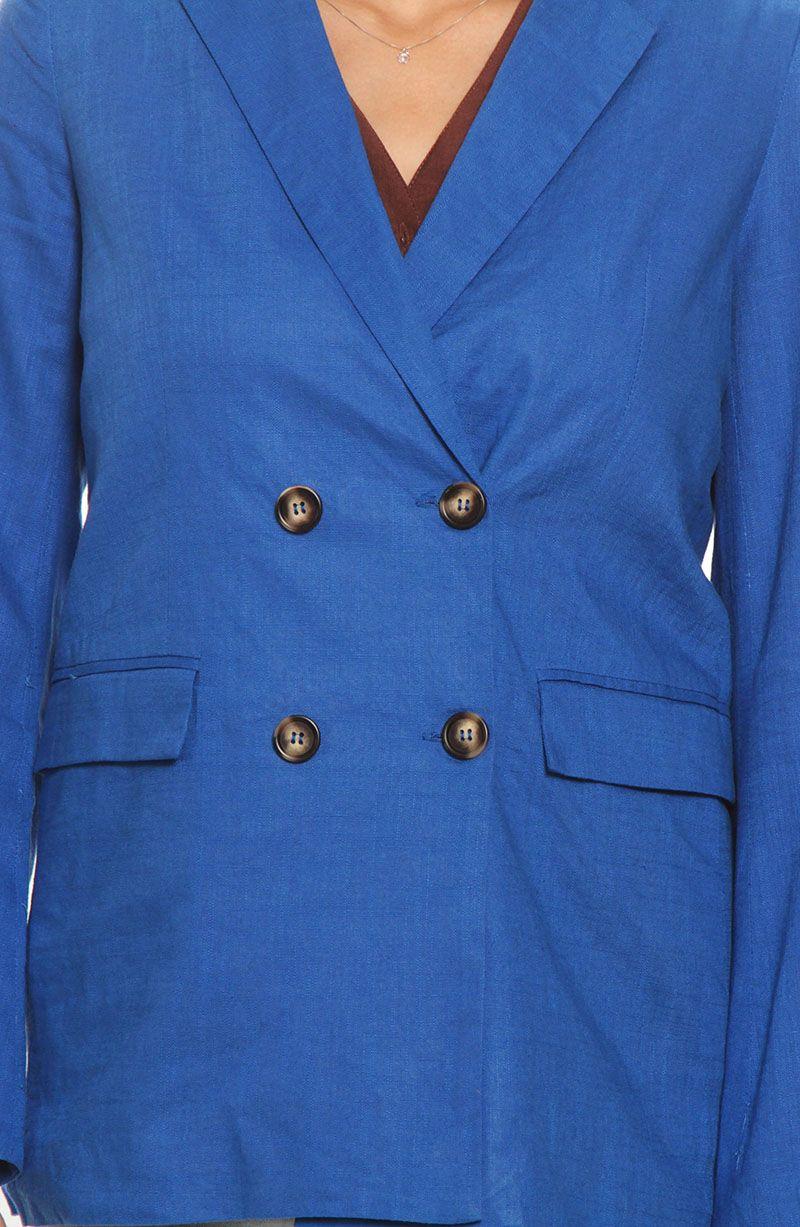 Blazer Manga Larga Con Bolsillo-5