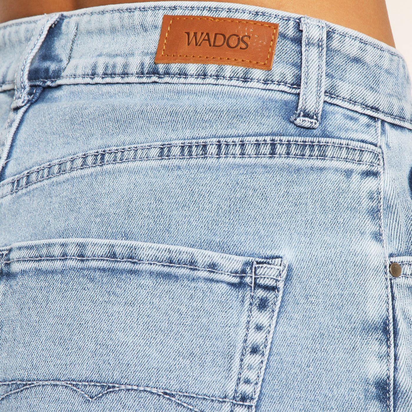 Bermuda Denim Tiro Alto Pretina Basica 1 Boton-9
