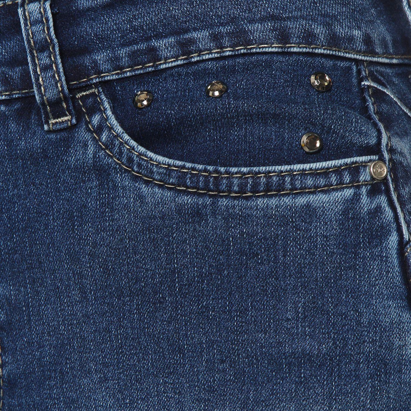 Jeans Wide Leg Tiro Alto Pretina Basica 1 Boton Aplicacion Tachas-9