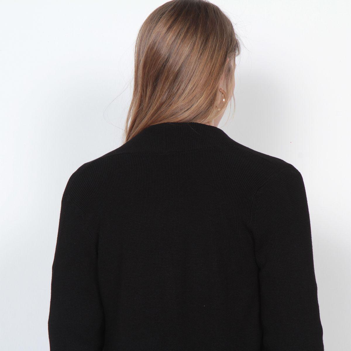 Chaleco Abierto Manga Larga-4