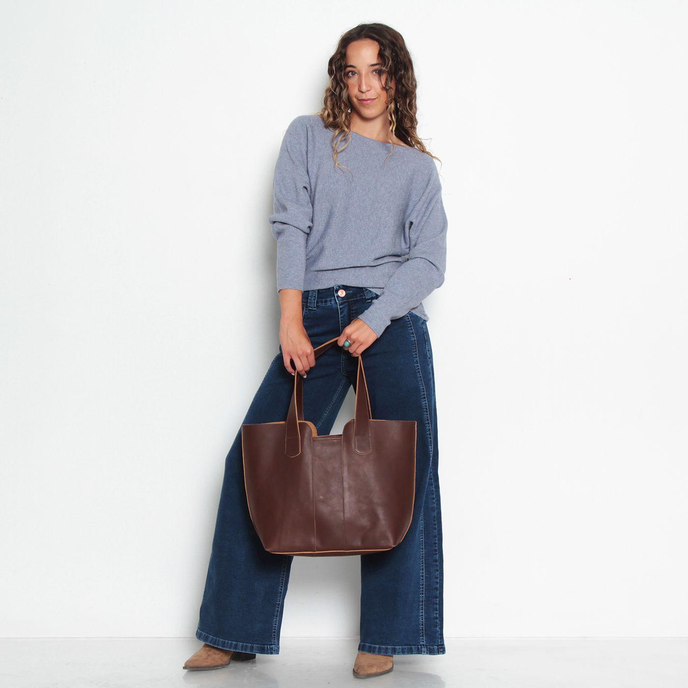 Sweater Cuello Redondo Manga Kimono-4