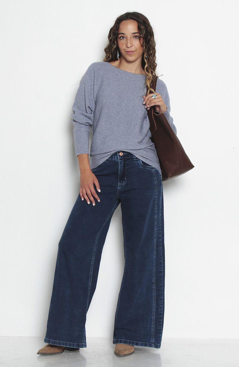Sweater Cuello Redondo Manga Kimono-3