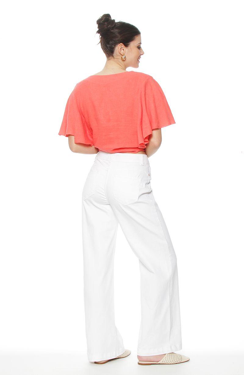 Jeans   Pretina  Basica 1 Boton Wide Leg Tiro Alto-6