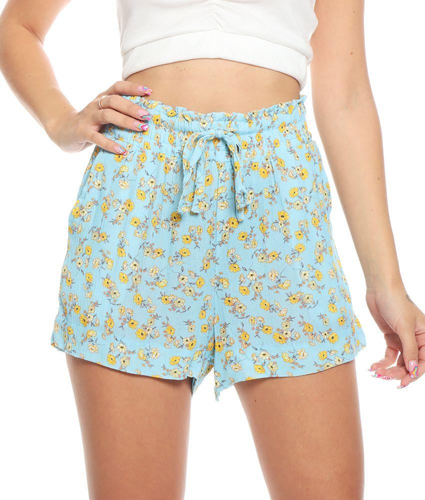 Short Estampado Pretina Elasticada Pabilo Ajustable-3