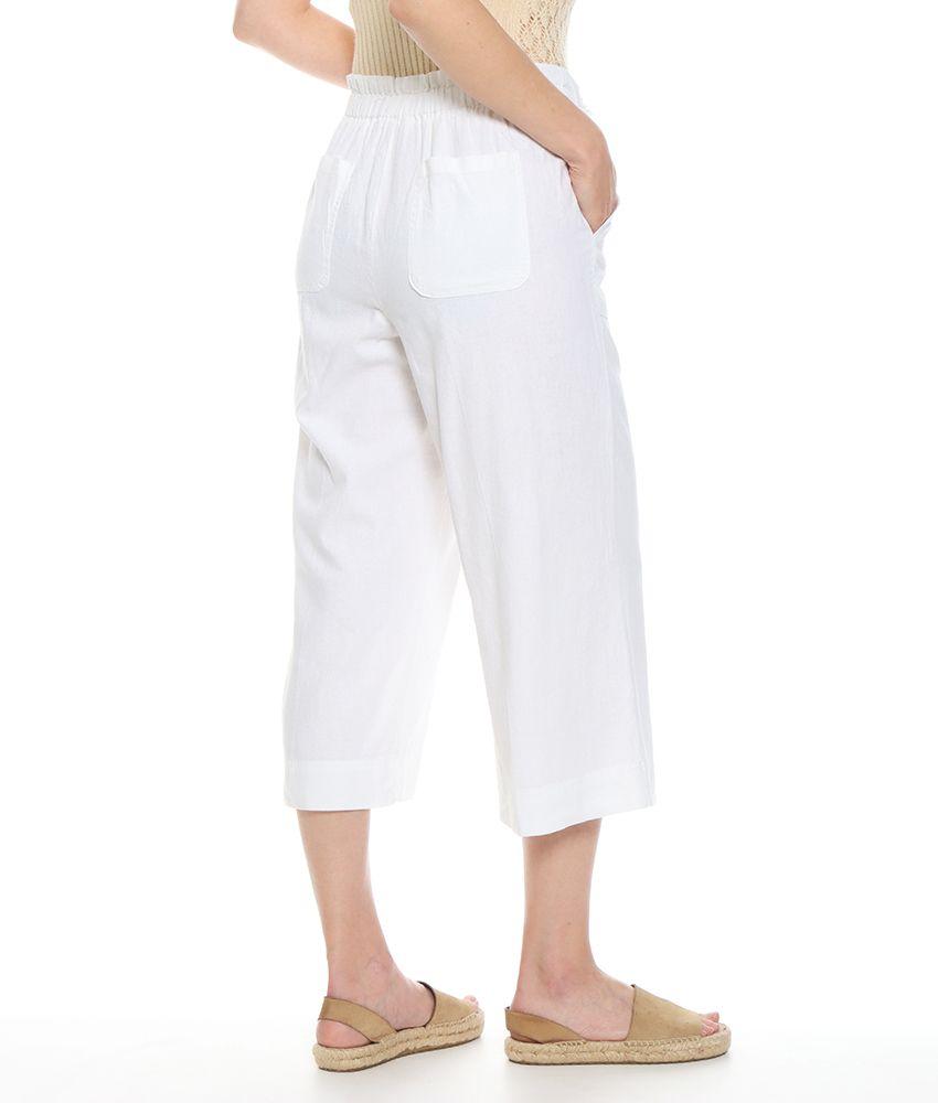 Pantalon Solido Pretina Basica Elasticada-1