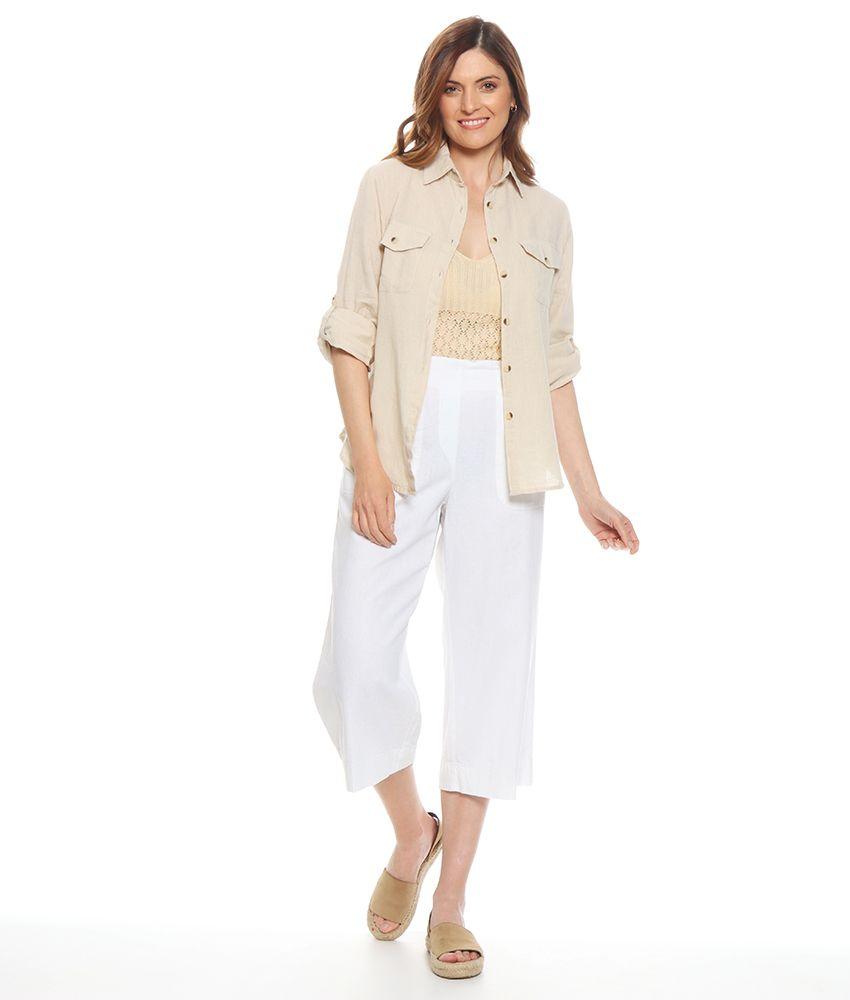 Pantalon Solido Pretina Basica Elasticada-5