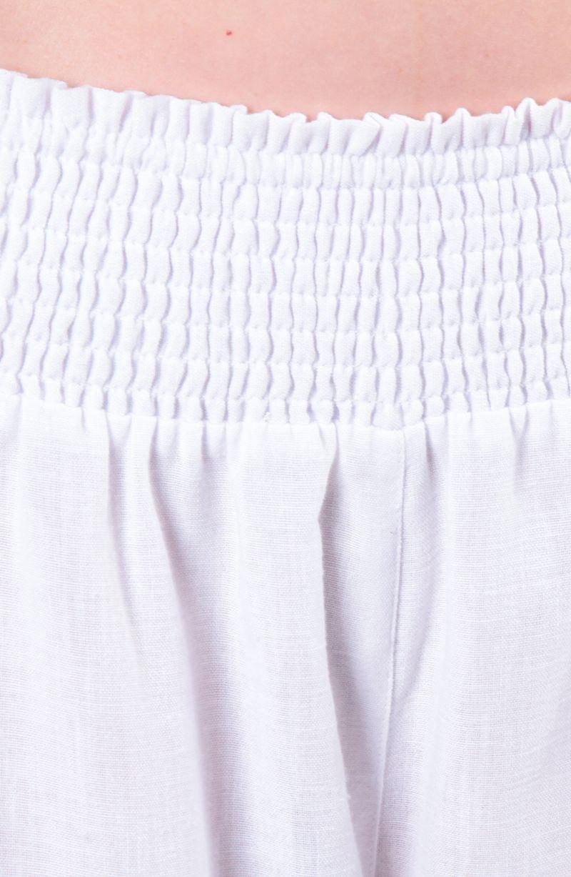 Pantalon Wide Leg Tiro Alto Pretina Elasticada-1