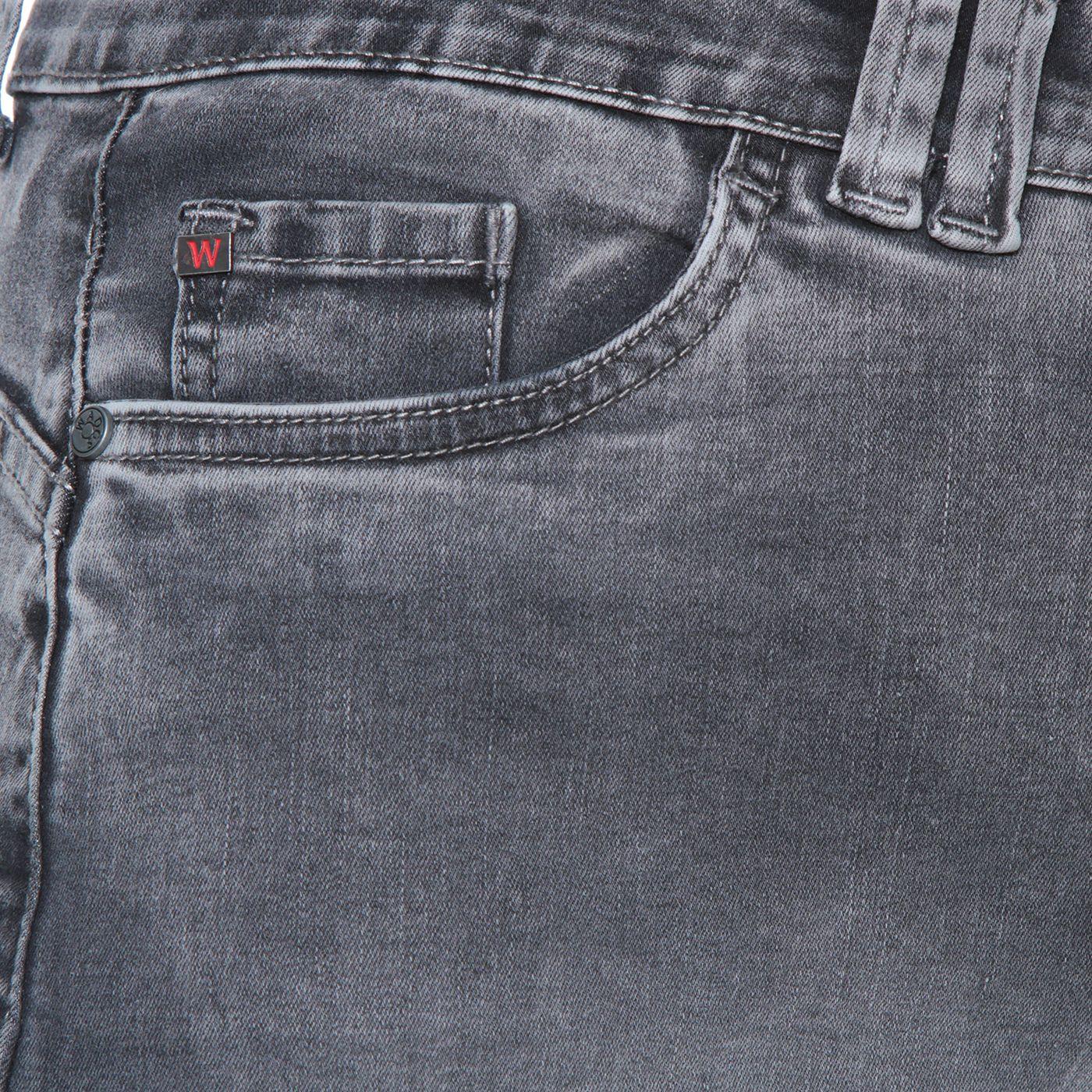 Jeans Tiro Alto Recto Push Up Pretina Basica Un Boton-9