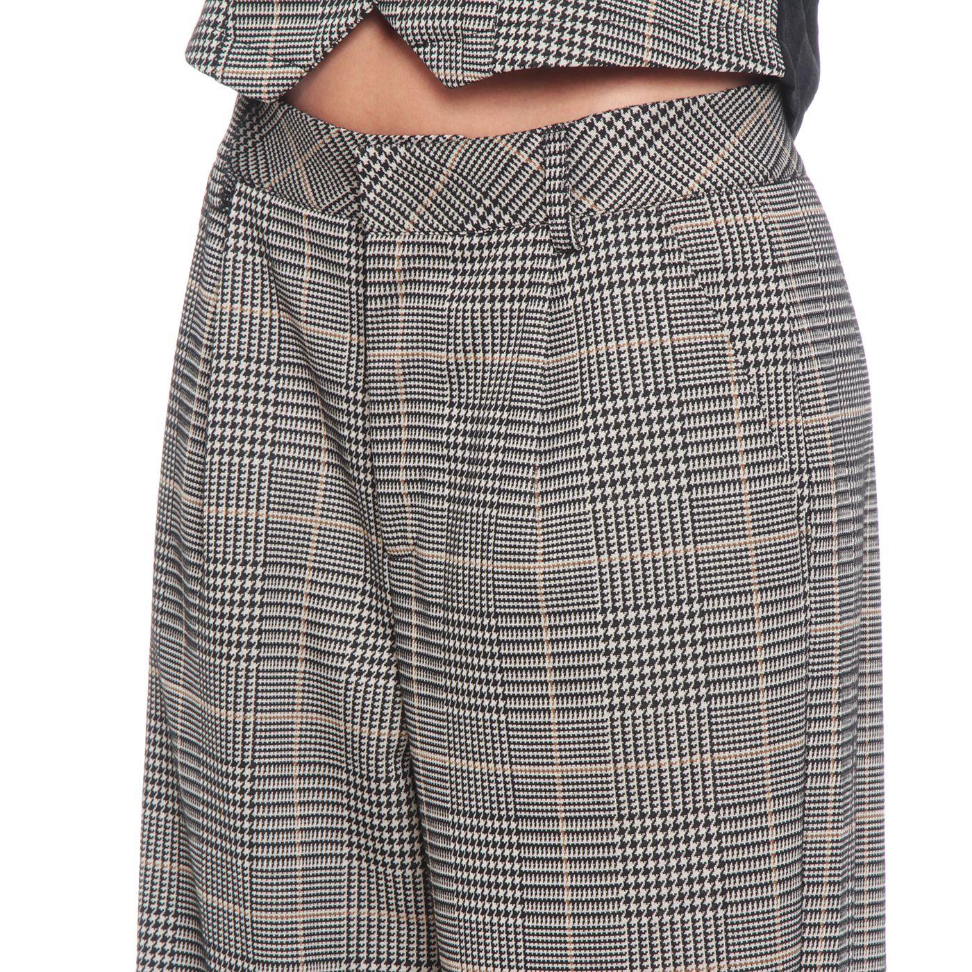 Pantalon Wide Leg Tiro Alto Pretina Basica 1 Broche-6