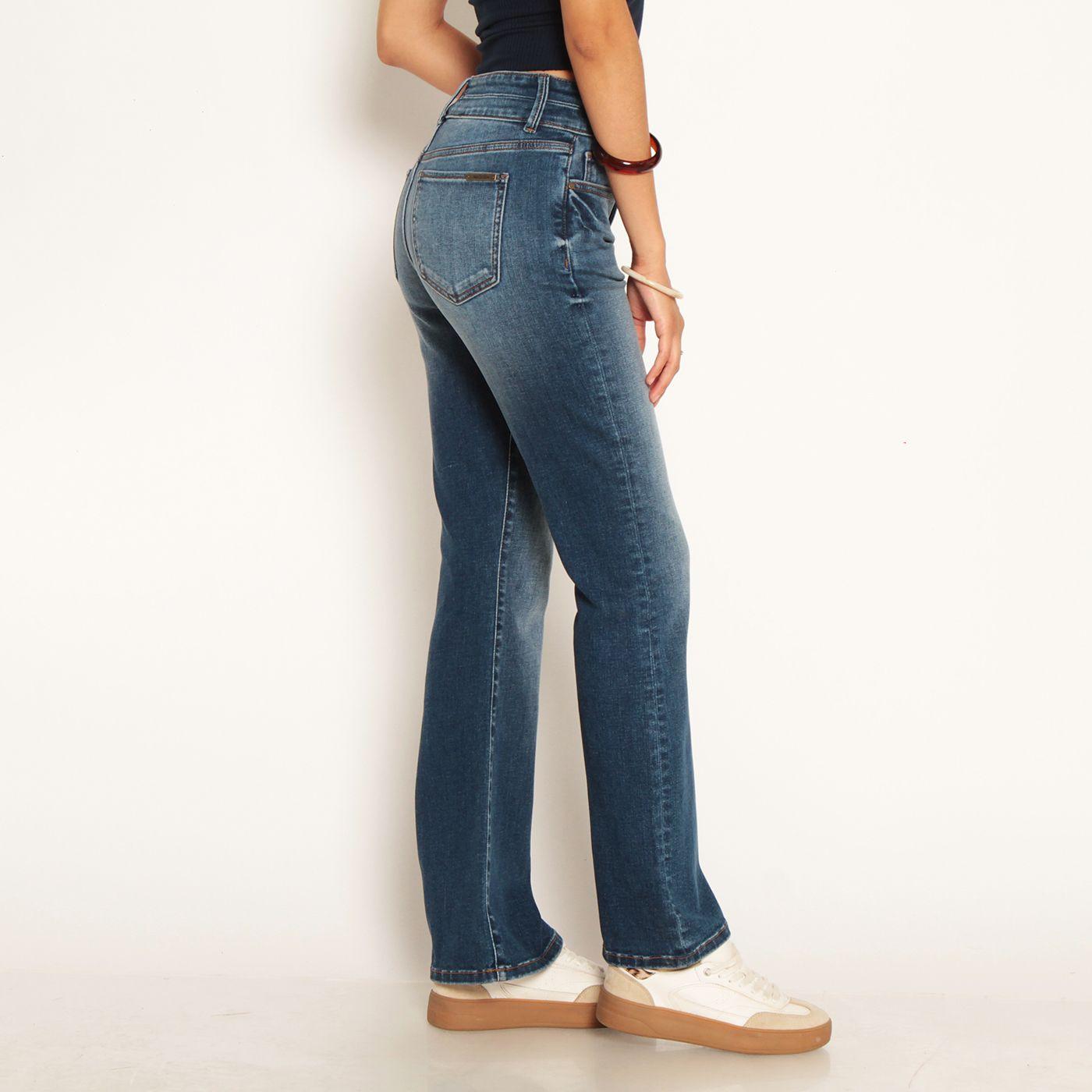 Jeans Recto Tiro Alto Pretina 2   Botones-7