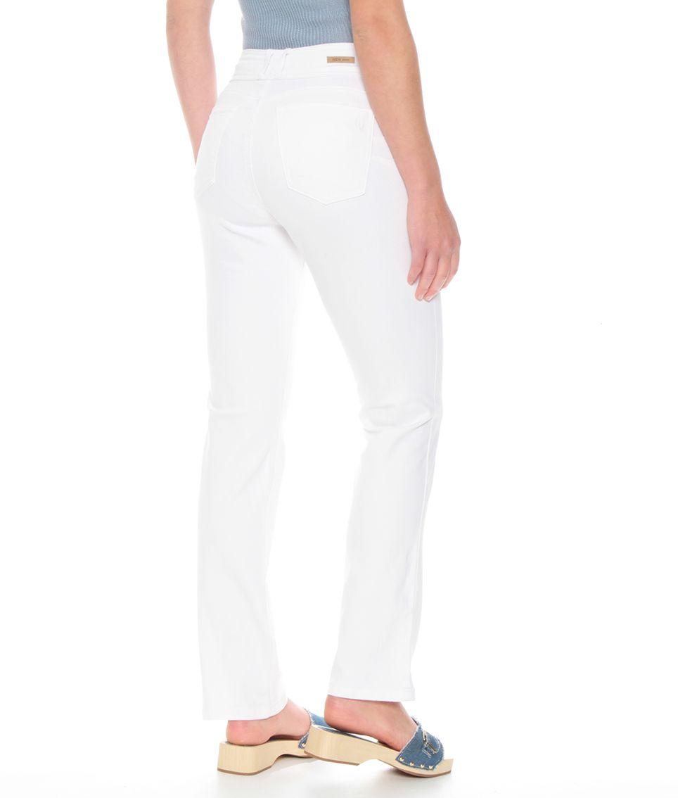 Jeans Recto Push Up Tiro Alto Pretina Media Dos Botones-1
